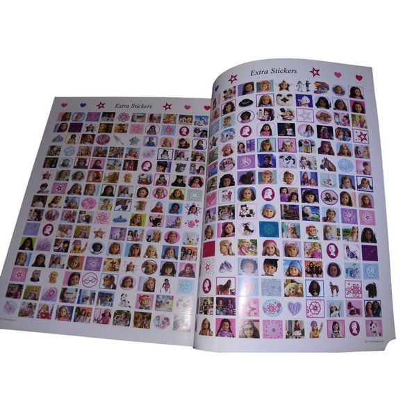 VTG American Girl Puzzle Paper Puzzle Piece DK Ultimate Sticker Collection Lot - Picture 6 of 16